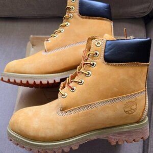 Timberland Men's 6 Inch Premium Waterproof Boot- Wheat (New)